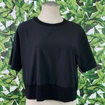Athleta Zephyr Crop Tee in black 965 Photo 0