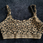 Calvin Klein Cheetah Sports Bra Photo 0
