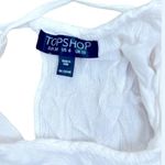 Topshop  White Crochet Trim High Neck Tank Crop Top Size 6 Photo 1