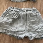 linen short and tank set Blue Size M Photo 1