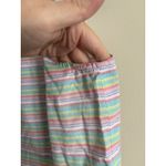 Fresh Produce Womens Medium Collared Button Front Shirt Sleeveless Rainbow Boho Photo 2