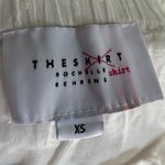 The Shirt by Rochelle Behrens White Cotton Eyelet Mini Skirt Size XS Cottagecore Photo 3