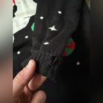 Tipsy Elves  SANTA UNICORN UGLY CHRISTMAS SWEATER BLACK RED GREEN SIZE L XL Photo 6