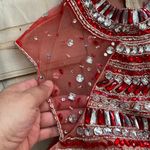 Mori Lee Women’s Sleeveless Mock Neck Red Bodycon Photo 10