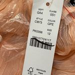 J.CREW Tiered Ruffle Dress in Chiffon Size 12 Coral Pastel Beach CI873 READ Pink Photo 6