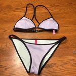 Victoria's Secret Victoria’s Secret swimsuit triangle top string bikini size S small light purple Photo 1