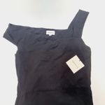 superdown  Fallon Asymmetrical Mini Dress in Black Medium Photo 4