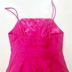MORE TO COME Ella Ruffle Mini Dress in Hot Pink XXS Photo 6