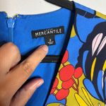 J.Crew  Mercantile Women’s Blue Floral Faux Wrap Front Mini Dress Photo 4