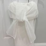 Selfie Leslie Zadora Bow Bust Mini Dress - Off White Photo 0