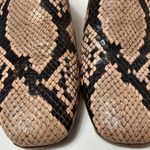 Pour La Victoire  Sebina snakeskin print leather mules size 7 Photo 4