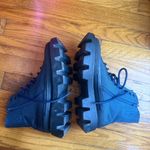 Jeffrey Campbell  Hiker Chunky Black and Blue Lace-Up Boots Photo 1