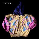 VTG Ann Original Seattle Hooded Rain Jacket Sz XXXL? Hand Painted Art to… Photo 2