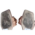 Jeffrey Campbell Women's Danae Chain Flat Sandals Rose Gold Satin Size 6 Photo 3