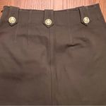 Derek Lam 10 Crosby Trix Gold Buttons High-Waisted Utility Skirt Army Green Sz 4 Photo 13