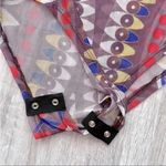 Discovery Tribal Print Mesh Bodysuit M Photo 3