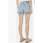 MOTHER Denim MOTHER The Skipper Short N Long Fray Leap At The Chance Size 24 Denim Shorts NWT Photo 1