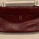 Etienne Aigner Vintage  Burgundy Leather Clutch Photo 0