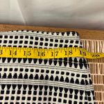 Loft  Black‎ & White Geometric Knit Pencil Skirt Size 14 Photo 10
