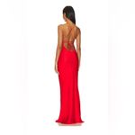 Line and Dot  Kira Maxi Dress in Tomato Red M Photo 2