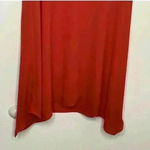 BCBGMAXAZRIA  Alie Red Sleeveless A Line Dress With Lace Insert Photo 4