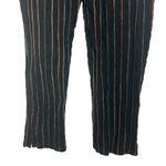Orange Creek Linen Blend Striped Multicolor Black Jumpsuit Size Large Photo 8
