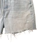 ZARA Boyfriend Bermuda Denim Distressed Light Wash Shorts NWT SZ 8 Photo 2