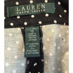Lauren Ralph Lauren Dress Pants Women's Sz 10 Black Polka Dot Preppy Career EUC Photo 6
