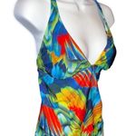 ABS Allen Schwartz Nwt! ABS brand gorgeous tropical parrot design swim top! Photo 2