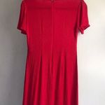 LA Hearts Red Tie Front Dress Photo 4