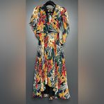 Club Monaco NEW  Zorbina Pleated Floral Midi Dress 6 Photo 4