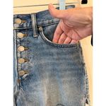 Lucky Brand  High Rise Cut-Off Traveler Short Jeans Denim Blue Women's Size 0/25 Photo 4