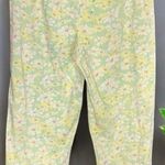 Liz Claiborne  Yellow Floral Pants Photo 0