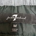 7 For All Mankind Green Faux Leather Elastic Waist Mini A-Line Flared Skirt Sz M Photo 3