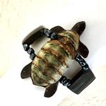 coconut shell turtle bracelet Brown Photo 6