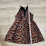 The Clothing Company The Clothing Co Women Halter Neck Geometric Print with Details Lined Blouse Sz S Photo 13