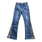 Harper Heritage  high rise flare embroidered jeans Size 28 Photo 1