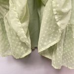 Patrons of Peace Tiered Smocked Babydoll Mini Dress Sz M Boho Coastal Cottage Photo 4