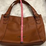 Relic faux leather pebbled shoulder bag cognac 16x10.5x2.5” Photo 12
