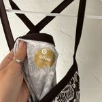 Ativa  Size 8‎ Brown Built In Bra Criss Cross Back Tankini Swimming Top Photo 4