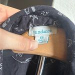 Sundance Catalog Elegant Equines Button Down Shirt Black Horse Print Size XS Photo 3