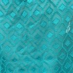 By & By teal sleeveless boho top with an attached long gold necklace / M / EUC Size M Photo 8