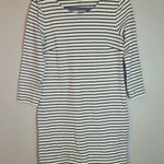 J. Crew Factory Navy and White Striped Long Sleeve Dress Blue Size XS Photo 0