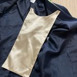 Midnight Velvet Women's Size 20W Blazer Navy Blue Lime Green Photo 12