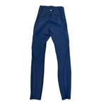 Lululemon EUC  Women 2‎ Train Times 7/8 Pant Midnight Navy Blue Solid Color Mesh Photo 13