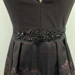 Adrianna Papell  Women's Black Ombre Graphics Maxi Dress Gown Size 4 Photo 4