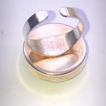 Vintage Adjustable 3D Green Blue Shimmer Glass Boho Ring Photo 6