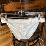 White Bikini Bottoms Mossimo Swimsuit New Womens Large Crochet Lace Size undefined Photo 3