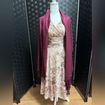 Wine Burgandy Pashmina Shawl Wrap Scarf Wedding Bridesmaid Evening Dress Elegant Red Photo 2