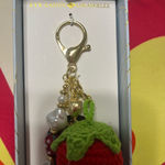 Strawberry and Flower Keychain Red Photo 1